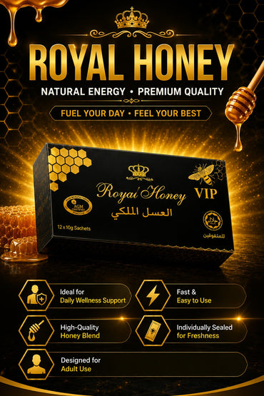 VIP Etumax Royal Honey Yellow Pack of (12 Sachets x 10g)